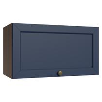Armário Aéreo 60 cm 1 Porta Basculante Rustic/Azul Vik Madesa Armário Aéreo 60 cm 1 Porta Basculante Rustic/Azul Vik Madesa