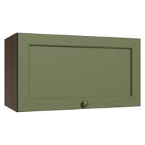 Armário Aéreo 60 cm 1 Porta Basculante Rustic/Verde Vik Madesa Armário Aéreo 60 cm 1 Porta Basculante Rustic/Verde Vik Madesa