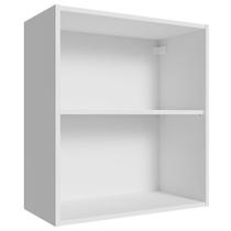 Armário Aéreo 60 cm com 2 Nichos Abertos para Cozinha Madesa Lux, Glamy, Agata, Stella - Branco Armário Aéreo 60 cm com 2 Nichos Abertos para Cozinha Madesa Lux, Glamy, Agata, Stella - Branco