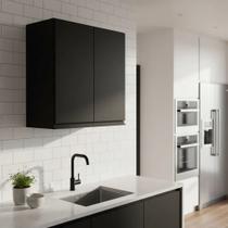 Armário Aéreo 60 cm MDF Fosco com 2 Portas e Prateleira Regulável, Linha Modular para Cozinha, Lavanderia e Banheiro, Entregue Montado Armário Aéreo 60 cm MDF Fosco com 2 Portas e Prateleira Regulável, Linha Modular para Cozinha, Lavanderia e Banheiro, Entregue Montado