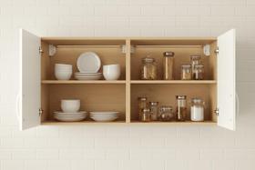 Armário Aéreo 60cm 2 Portas MDF Branco Armário Aéreo 60cm 2 Portas MDF Branco