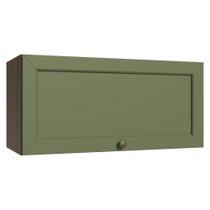 Armário Aéreo 70 cm 1 Porta Basculante Rustic/Verde Vik Madesa Armário Aéreo 70 cm 1 Porta Basculante Rustic/Verde Vik Madesa