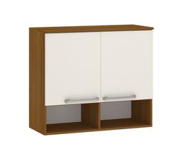 Armário Aéreo 70 Cm 2 Portas Nicho Inferior Modena Luciane Moveis