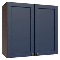 Armário Aéreo 70 Cm 2 Portas Rustic/azul Vik Madesa Armário Aéreo 70 Cm 2 Portas Rustic/azul Vik Madesa