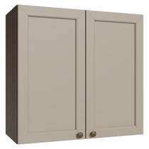 Armário Aéreo 70 cm 2 Portas Rustic/Crema Vik Madesa