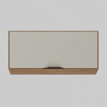 Armário Aéreo 70cm 1 Porta Firenze Marrom/Amêndola Touch/Nude Prime Armário Aéreo 70cm 1 Porta Firenze Marrom/Amêndola Touch/Nude Prime