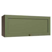 Armário Aéreo 80 cm 1 Porta Basculante Rustic/Verde Vik Madesa Armário Aéreo 80 cm 1 Porta Basculante Rustic/Verde Vik Madesa