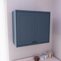 Armário Aéreo 80cm 2 Portas 100% MDF Cozinha Sevilha Herval Armário Aéreo 80cm 2 Portas 100% MDF Cozinha Sevilha Herval
