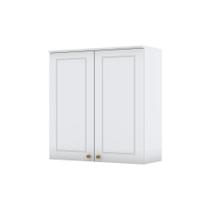 Armário Aéreo 80cm 2 Portas Americana Henn - Branco Fosco