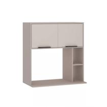 Armário Aéreo 80cm 2 Portas com Espaço para Forno ou Micro - ondas Stylo Luciane Móveis Armário Aéreo 80cm 2 Portas com Espaço para Forno ou Micro - ondas Stylo Luciane Móveis