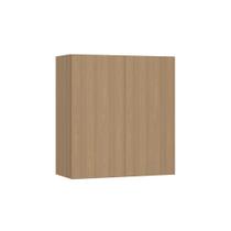 Armário Aéreo 80cm 2 Portas Slim Luciane Móveis Freijó/freijó Brasil