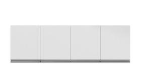 Armário Aéreo Andreia 150 cm 4 Portas Branco - AJL Móveis Armário Aéreo Andreia 150 cm 4 Portas Branco - AJL Móveis