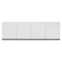 Armário Aéreo Andréia 150 cm 4 Portas Branco AJL