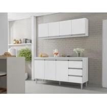 Armário Aéreo Andreia 4 portas p/ Cozinha 150 cm AJL Móveis - Branco