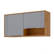 Armário Aéreo Aurea 120 cm com 2 Portas Armário Aéreo Aurea 120 cm com 2 Portas