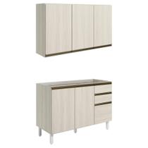 Armario Aereo Balcao Pia 120 Cm Mdf Kali Bianco Armario Aereo Balcao Pia 120 Cm Mdf Kali Bianco