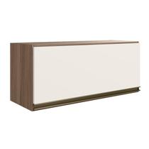 Armario Aereo Basc MDF 70 cm Kali 16339 Carvalho Toq Off White Cetim Nicioli