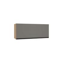 Armário Aéreo Basculante 100cm 1 Porta Essenza Luciane Móvei Andorra/cinza Puro Armário Aéreo Basculante 100cm 1 Porta Essenza Luciane Móvei Andorra/cinza Puro