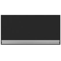 Armario Aereo Basculante 60 cm Andreia Preto REAJL Moveis Armario Aereo Basculante 60 cm Andreia Preto REAJL Moveis