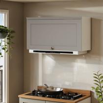 Armário Aéreo Basculante Para Cozinha 1 Porta Provençal Iluminata
