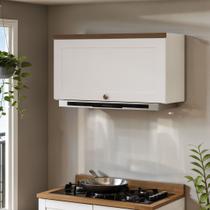 Armário Aéreo Basculante Para Cozinha 1 Porta Provençal Iluminata