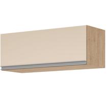 Armario aereo basculante para geladeira milla amendoa off white puxador aluminio Armario aereo basculante para geladeira milla amendoa off white puxador aluminio
