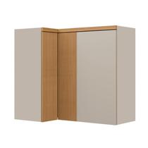 Armário Aéreo Canto 3 Portas 90cm Allure Linea Brasil Armário Aéreo Canto 3 Portas 90cm Allure Linea Brasil