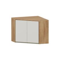 Armário Aéreo Canto Diagonal 1 Porta Diana Luciane Móveis Avelã/areia Armário Aéreo Canto Diagonal 1 Porta Diana Luciane Móveis Avelã/areia