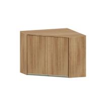 Armário Aéreo Canto Diagonal 1 Porta Diana Luciane Móveis Avelã/avelã Armário Aéreo Canto Diagonal 1 Porta Diana Luciane Móveis Avelã/avelã