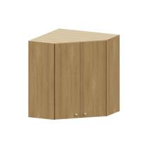 Armário Aéreo Canto Diagonal 74cm 2 Pts Elegance Luciane Móv Freijó/freijó Armário Aéreo Canto Diagonal 74cm 2 Pts Elegance Luciane Móv Freijó/freijó