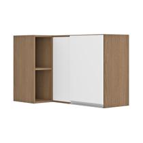 Armário Aéreo Canto Reto 1 Porta Cozinha Modulada Serena MDP