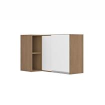 Armário Aéreo Canto Reto Cozinha Sabrina 1 Porta 2 Nichos abertos 94cm 0460 Soluzione Móveis Armário Aéreo Canto Reto Cozinha Sabrina 1 Porta 2 Nichos abertos 94cm 0460 Soluzione Móveis