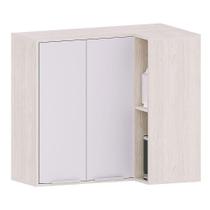 Armário Aéreo Canto Reto Para Cozinha 2 Portas Atenas Cinza Cristal Armário Aéreo Canto Reto Para Cozinha 2 Portas Atenas Cinza Cristal