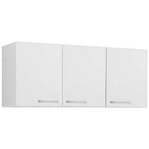 Armário Aéreo Carol 3 Portas Rud Rack Cor Branco Armário Aéreo Carol 3 Portas Rud Rack Cor Branco