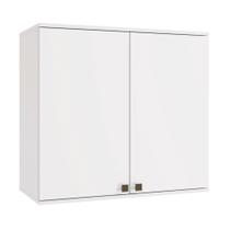 Armário Aéreo Celeste Kappesberg 100% MDF 2 Portas Branco 80cm Armário Aéreo Celeste Kappesberg 100% MDF 2 Portas Branco 80cm