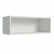 Armário Aéreo Com Nicho Aberto 60cm Branco Emilly Madesa Armário Aéreo Com Nicho Aberto 60cm Branco Emilly Madesa