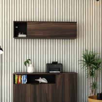 Armário Aéreo com Nicho e Porta Basculante 35x135x35cm Armário Aéreo com Nicho e Porta Basculante 35x135x35cm