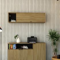 Armário Aéreo com Nicho e Porta Basculante 35x135x35cm Armário Aéreo com Nicho e Porta Basculante 35x135x35cm