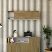 Armário Aéreo com Nicho e Porta Basculante 35x135x35cm Armário Aéreo com Nicho e Porta Basculante 35x135x35cm