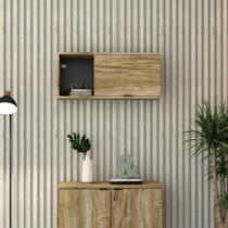 Armário Aéreo com Nicho e Porta Basculante 35x80x35cm Armário Aéreo com Nicho e Porta Basculante 35x80x35cm