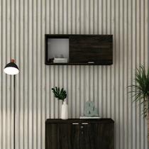 Armário Aéreo com Nicho e Porta Basculante 35x80x35cm Armário Aéreo com Nicho e Porta Basculante 35x80x35cm