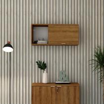 Armário Aéreo com Nicho e Porta Basculante 35x80x35cm Armário Aéreo com Nicho e Porta Basculante 35x80x35cm