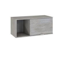 Armário Aéreo Com nicho E Porta Basculante 35x80x35cm Wlnp80 Snow - Branco Armário Aéreo Com nicho E Porta Basculante 35x80x35cm Wlnp80 Snow - Branco