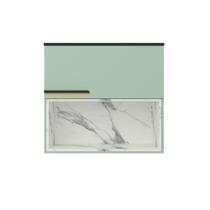 Armário Aéreo com Nicho Herval Manhattan, MDP, Verde Bali