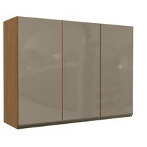 Armário Aéreo com Vidro 3 Portas 120cm Maxxi