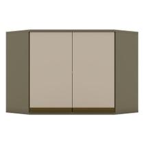 Armário Aéreo Connect Canto Obliquo 2 Portas 67 Cm Duna Cristal - Henn