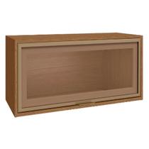 Armario Aereo Cozinha 1 Porta Basculante 100% MDF 70 cm Vitória Carvalho/Reflecta - MÓVEIS RIMO