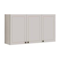 Armário Aéreo Cozinha 120 Cm Conecta Frizz 3 Portas Branco - Geniaflex