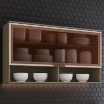 Armário Aéreo Cozinha 120 cm Connect 1 Porta 100% Mdf Duna - Henn