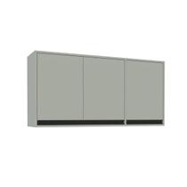 Armário Aéreo Cozinha 120 Cm Koya 3 Portas Verde Oliva - Politorno